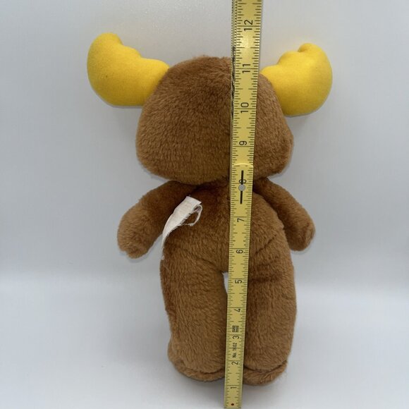 Vintage The Get Along Gang Montgomery Moose 12" Plush 80s Stuffed Animal - Picture 7 of 8